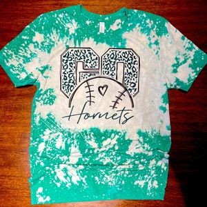 Bleached softball baseball customizeable team school name and colors made by me